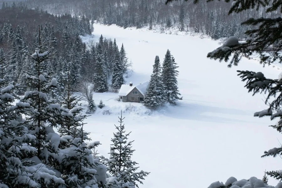 Winter wonderland in Quebec